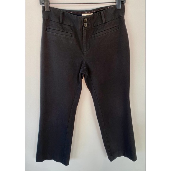 THE ESSENTIALS CROP FLARE BY ANTHROPOLOGIE SIZE 4 - Picture 1 of 5